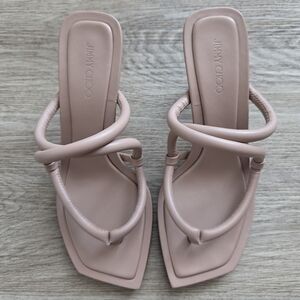 Jimmy Choo Cape Padded Leather Mules